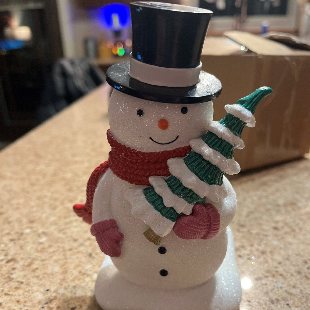 Bath and Body Works Snowmen soap holders